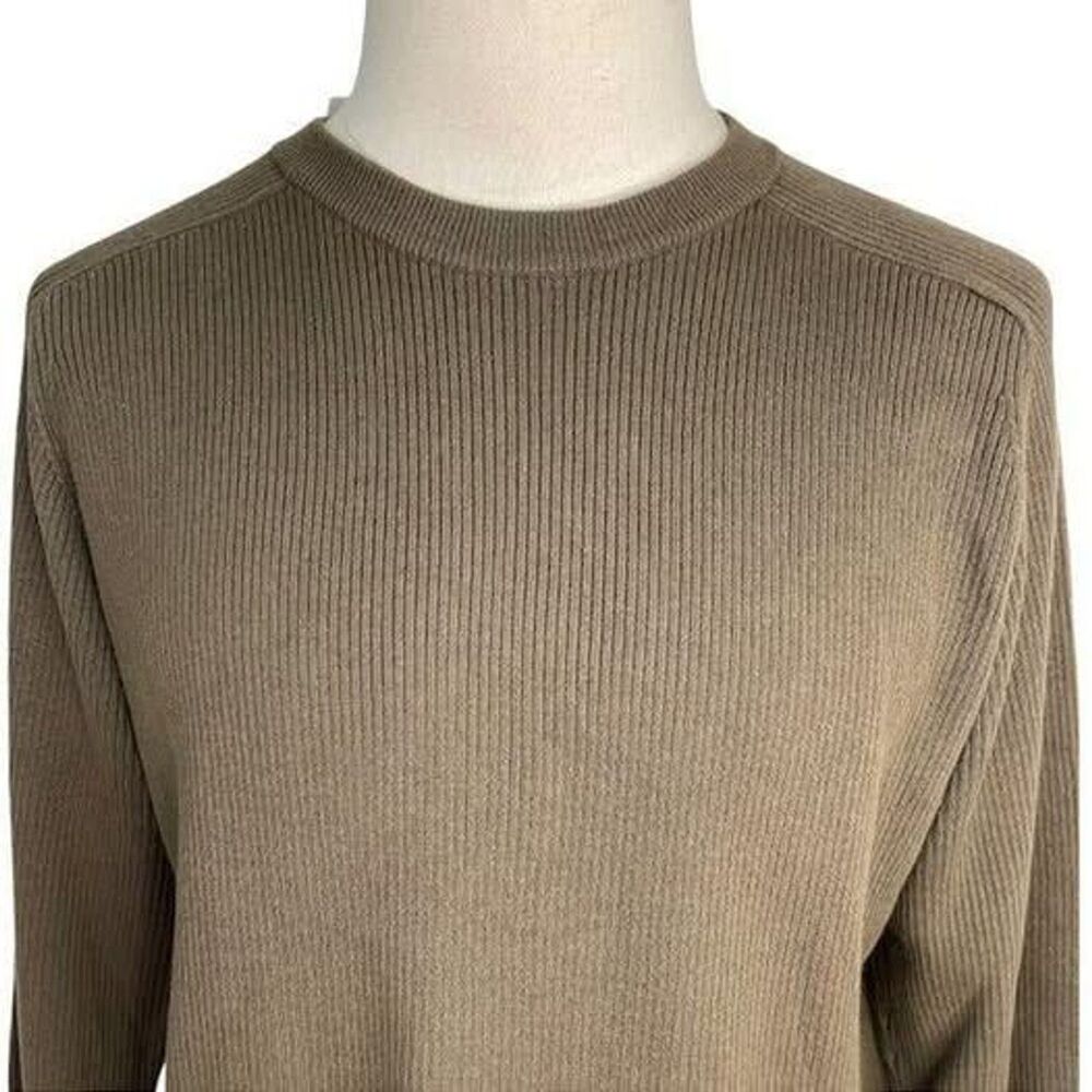 NWT Gap Men’s Olive Green Pullover Sweater XL Knit Crew Neck Long Sleeve